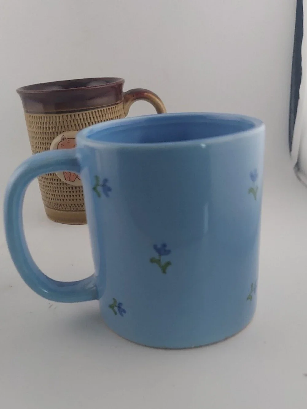 Otagiri Blue Cat, White Teddy & Brown Bear Ceramic Coffee Mugs